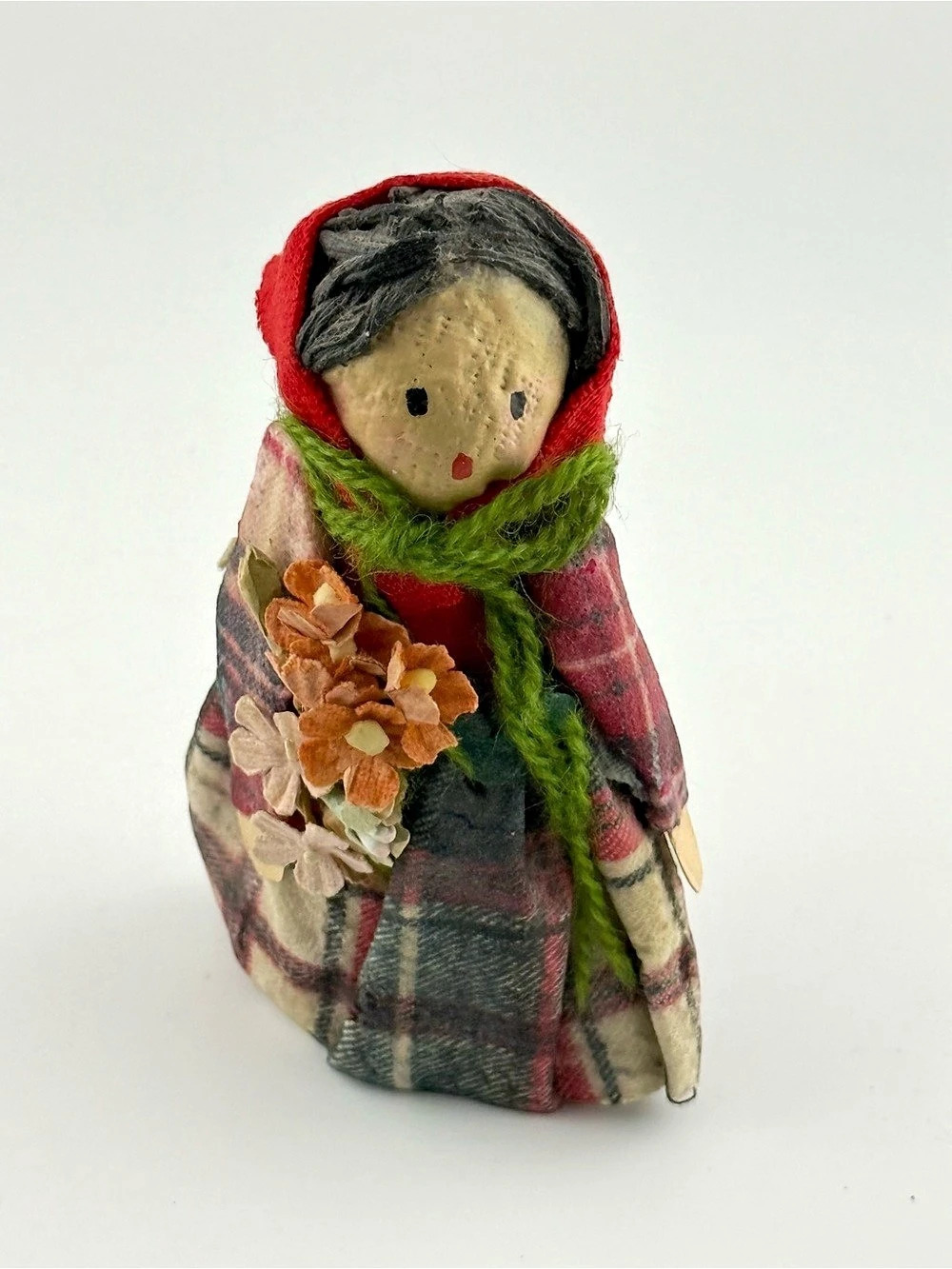 vintage handmade folk art doll